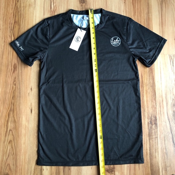 NEW Flathead Lake Montana Shirt Black Small Men’s - Picture 7 of 14